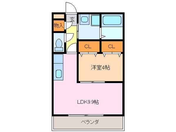 アンフィニ松ヶ根の物件間取画像